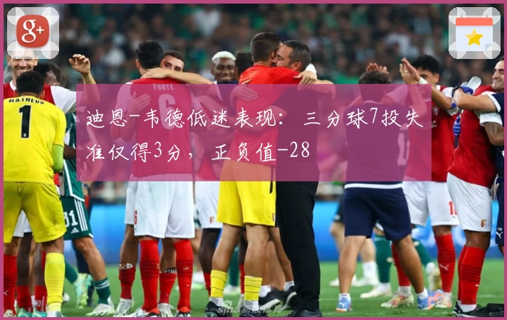 迪恩-韦德低迷表现：三分球7投失准仅得3分，正负值-28